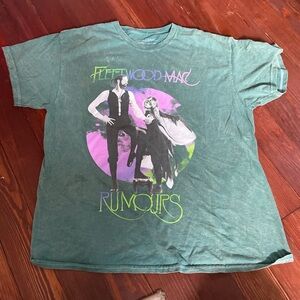 Fleetwood Mac Graphic Tee - Green size XL Unisex